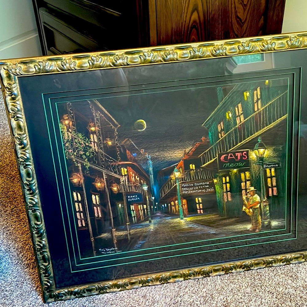 King Napoleon original Charco painting 2000